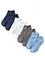 Ankelstrumpor med ekologisk bomull (8-pack), bonprix
