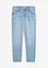 Stretchjeans i kraftig denim med avsmalnande ben, Relaxed Fit, bonprix