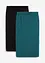 Jerseykjol i pennsmal modell (2-pack), bonprix