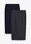 Jerseykjol i pennsmal modell (2-pack), bonprix