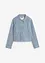 Randig jeansjacka i kort modell, bonprix