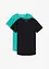 Snabbtorkande funktions-T-shirt (2-pack), bonprix