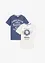 T-shirt för barn (2-pack) i ekologisk bomull, bonprix