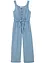 Jeansjumpsuit i ren bomull för barn, bonprix