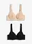 BH med bygel (2-pack), bonprix