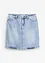 Jeanskjol Mid Waist, Low Stretch, bonprix