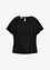 Topp med smock i kräppad jersey, bonprix