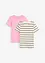 T-shirt i ren ekologisk bomull för barn (2-pack), bonprix