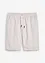 Bermudas med linne, normal passform, bonprix