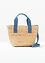 Shoppingväska med halmlook, bonprix