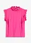 Blus med volanger, bonprix