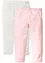 Leggings för barn med spets i bensluten (2-pack), bonprix