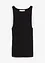 Stickat linne i viskosmix, bonprix
