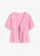 Blus med knytband, bonprix