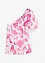 Blus i one-shoulder-modell av viskos med struktur, bonprix