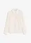 Transparent blus med struktur, bonprix