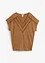 T-shirt i rent linne med spets, bonprix