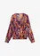 Mönstrad chiffongblus, bonprix