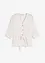 Blus med knytband, bonprix