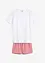 Pyjamas med shorts av muslin (2 delar), bonprix