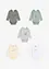 Långärmad babybody (5-pack), ekologisk bomull, bonprix