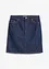 Jeanskjol Mid Waist, Low Stretch, bonprix