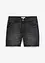 Långa jeansshorts med ofållade benslut, Relaxed Fit, bonprix