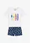 Shirt och shorts för barn (2 delar) i ren bomull, bonprix