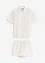 Pyjamas med shorts i vävt bomullsmaterial, bonprix