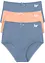 Midjetrosa (3-pack) med ekologisk bomull, bonprix