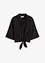 Blus i linneblandning, bonprix