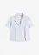 Kort blus i bomullspoplin, bonprix
