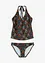 Tankini med halterneck och V-ringning (2 delar), bonprix