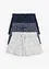 Jerseyshorts i ren ekologisk bomull för barn (3-pack), bonprix