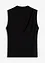 Stickad ärmlös topp med cut-out, bonprix