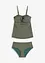 Tankini (2 delar) med glittertrådar, bonprix