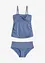 Tankini (2 delar) med glittertrådar, bonprix