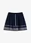Minikjol med broderi, bonprix