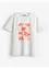 T-shirt med placerat tryck, bonprix