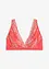 Bralette utan bygel, med flerfärgad spets, bonprix