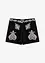 Shorts i mjuk viskosmix med broderi, bonprix