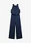 Jumpsuit i satin med struktur, bonprix
