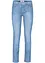 Korta jeans med medelhög midja, smal passform, bonprix