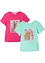 T-shirt i ren ekologisk bomull för barn (2-pack), bonprix