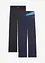 Stretchig sportbyxa med bomull (2-pack), bonprix