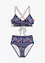 Bikini med BH-topp med omlottlook (2 delar), bonprix