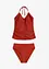 Halternecktankini (2 delar) med rynk, bonprix