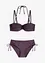 Bygelbikini (2 delar) med extra halterneck-band, bonprix