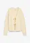 Cardigan med knytband, bonprix