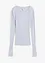 Ribbstickad topp, bonprix